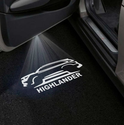 Toyota Highlander Premium Door Puddle Lights Multiple Designs 2008-2026