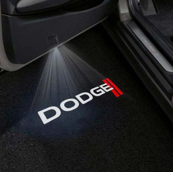 Dodge Ram Door Stick On Puddle Lights Multiple Designs 2002-2026