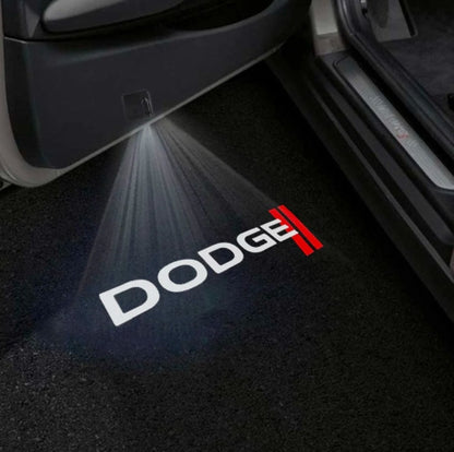 Dodge Ram Door Stick On Puddle Lights Multiple Designs 2002-2026