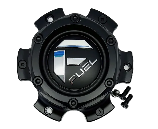 Fuel 1004-37MB matte black wheel center cap detail