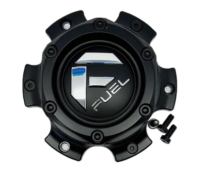 Fuel 1004-37MB matte black wheel center cap detail