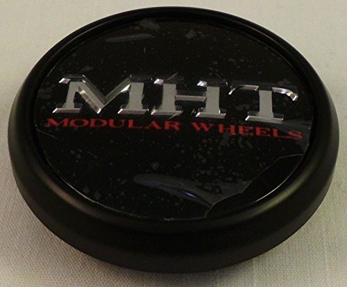 MHT Wheels 1001-85 Custom Center Cap Flat Black (Set of 4)