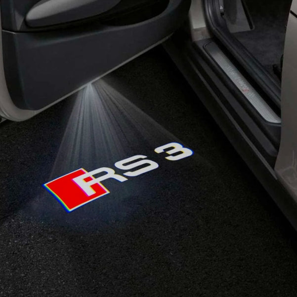 Audi S3 / RS3 Premium Door Puddle Lights Multiple Designs 1999 - 2026