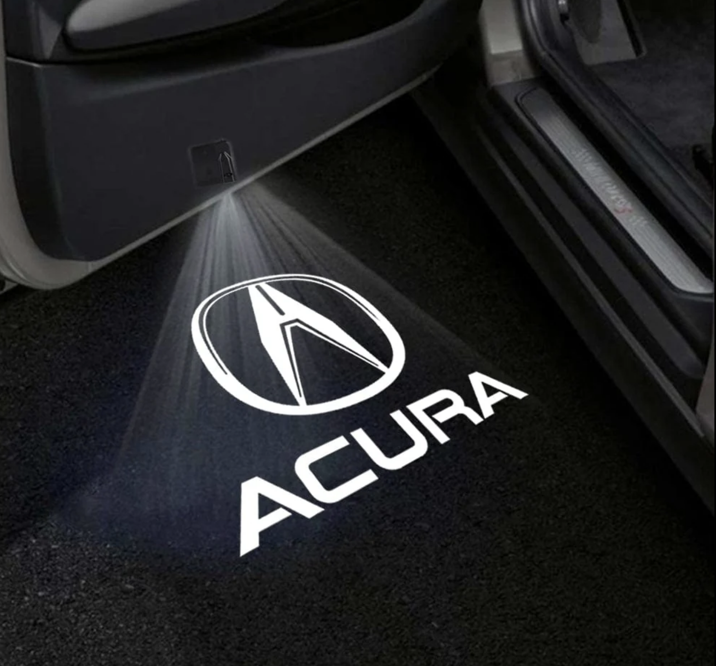 Acura ILX Door Stick On Puddle Lights Multiple Designs 2013–2022