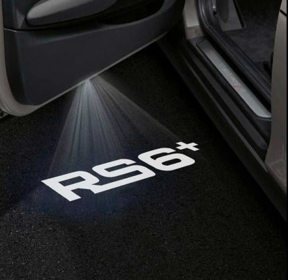 Audi RS6 Premium Door Puddle Lights Multiple Designs 2002 - 2026
