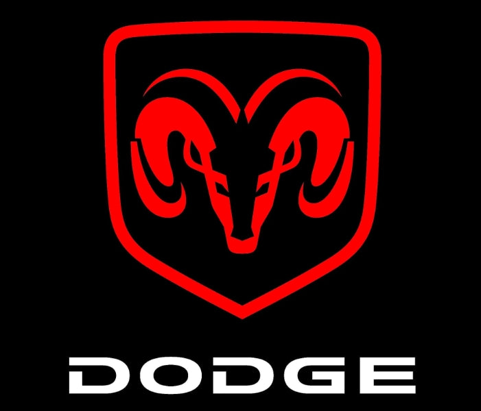 Dodge Attitude 1st/2nd/4th Gen Door Stick On Puddle Lights Multiple Designs 2006-2026