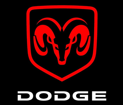 Dodge Attitude 1st/2nd/4th Gen Door Stick On Puddle Lights Multiple Designs 2006-2026