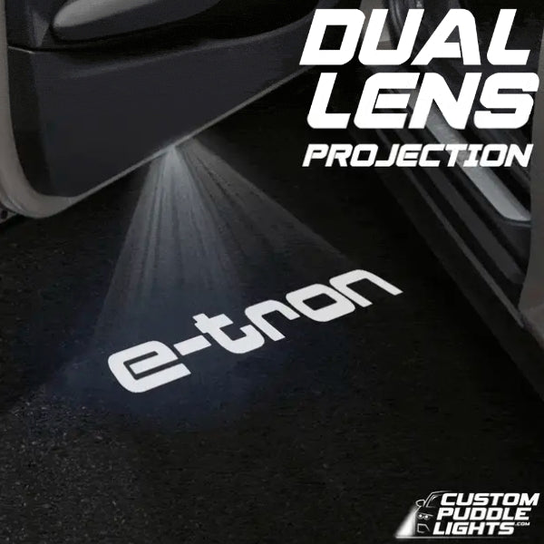 Audi RS e-tron GT Dynamic Dual Lens Premium Door Puddle Lights Multiple Designs 2020-2026