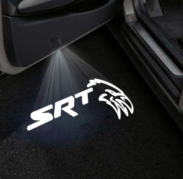 Dodge Ram Door Stick On Puddle Lights Multiple Designs 2002-2026