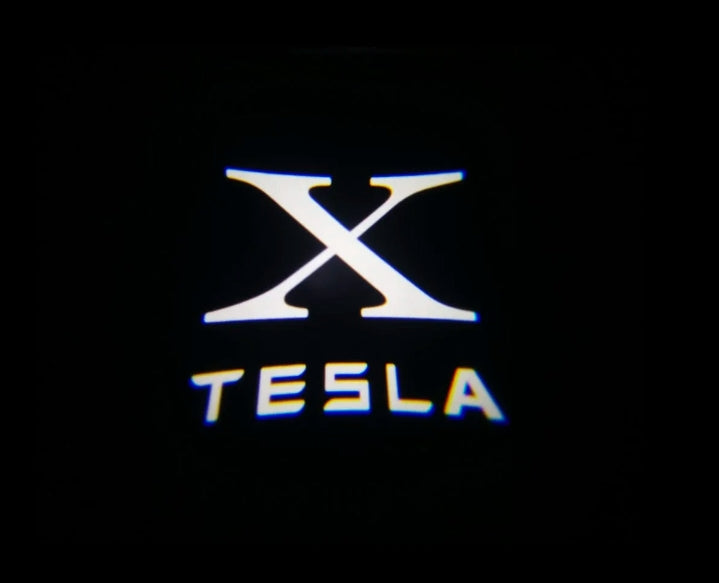 Tesla Model X Premium Door Puddle Lights Multiple Designs 2016–2021
