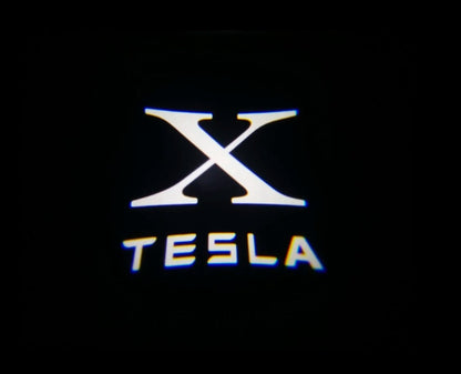 Tesla Model X Premium Door Puddle Lights Multiple Designs 2016–2021