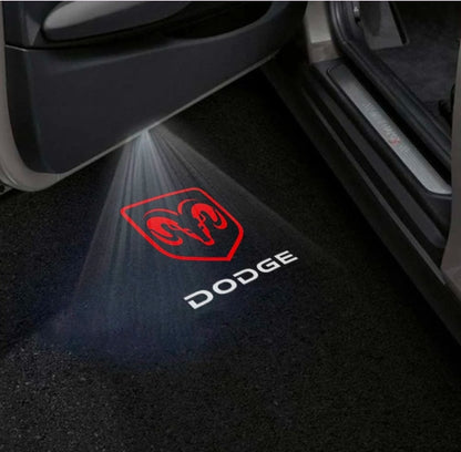 Dodge Viper Door Stick On Puddle Lights Multiple Designs 1991-2017