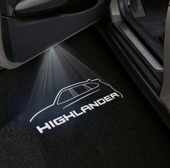 Toyota Highlander Premium Door Puddle Lights Multiple Designs 2008-2026