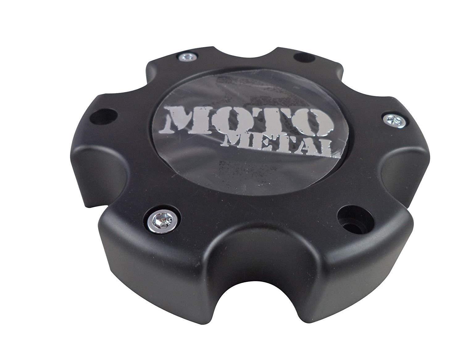 Moto Metal MO909B6139YB Flat Black Wheel Center Caps (1 CAP)