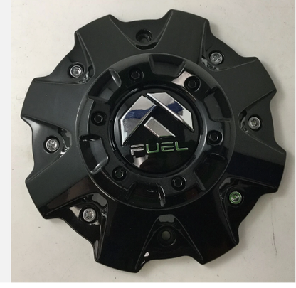 Fuel 1001-81GB Gloss Black Wheel Center Caps with Bolts – Set of 4