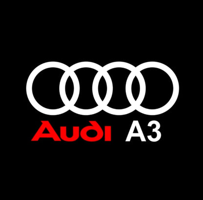 Audi A3 Premium Door Puddle Lights Multiple Designs 2003 - 2026