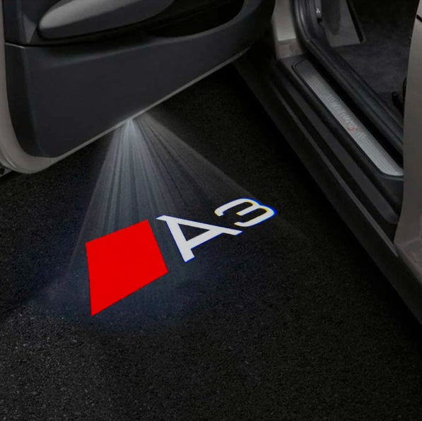 Audi A3 Premium Door Puddle Lights Multiple Designs 2003 - 2026