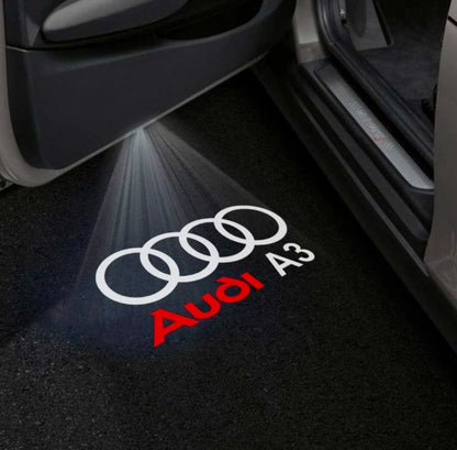Audi A3 Premium Door Puddle Lights Multiple Designs 2003 - 2026