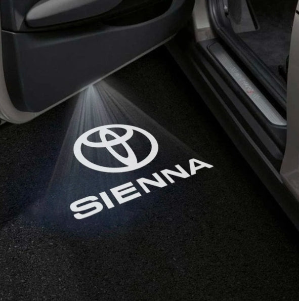Toyota Sienna 3rd/4th Gen Premium Door Puddle Lights Multiple Designs 2011-2026