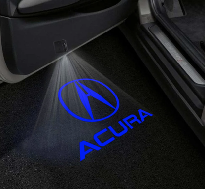 Acura ILX Door Stick On Puddle Lights Multiple Designs 2013–2022