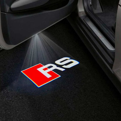 Audi RS6 Premium Door Puddle Lights Multiple Designs 2002 - 2026