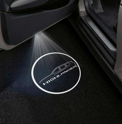 Toyota Highlander Premium Door Puddle Lights Multiple Designs 2008-2026