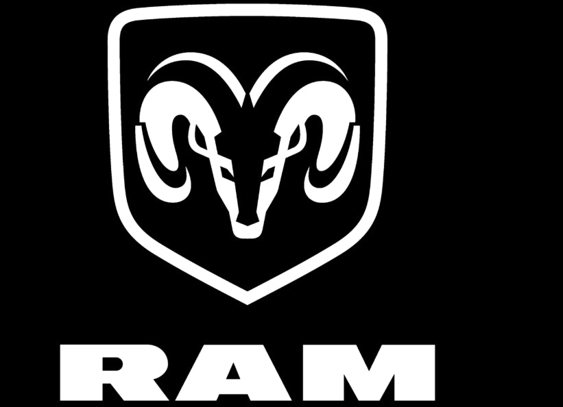 Dodge Ram Door Stick On Puddle Lights Multiple Designs 2002-2026