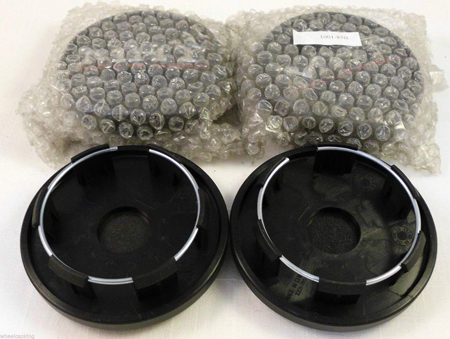 MHT Wheels 1001-85 Custom Center Cap Flat Black (Set of 4)