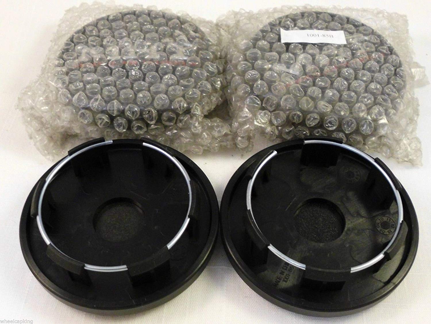 MHT Wheels 1001-85 Custom Center Cap Flat Black (Set of 4)