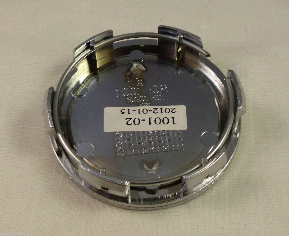 MHT Wheels Chrome Custom Wheel Center Cap # 1001-02 (4 CAPS)