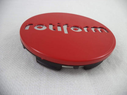 RotiForm Red Custom Wheel Center Caps # 1003-40RC (1 Cap)