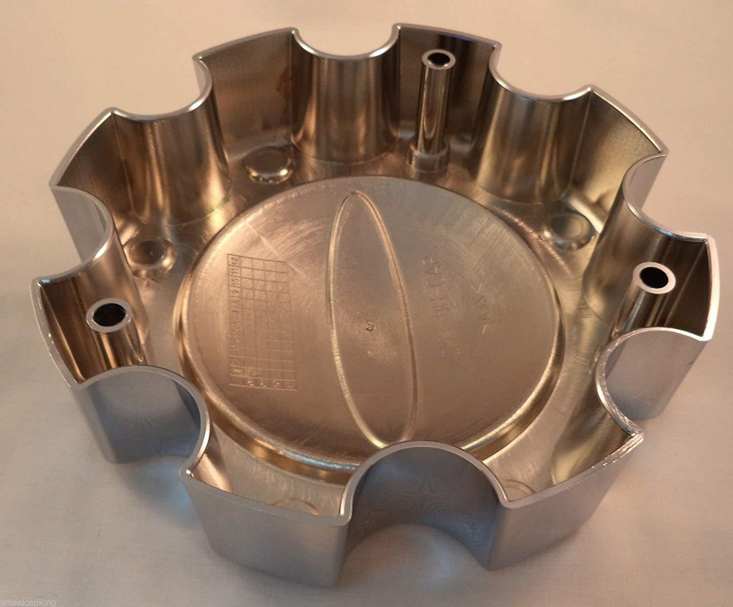 Limited Wheels Chrome Custom Wheel Center Caps # L-053-8H-CAP (4 CAPS)