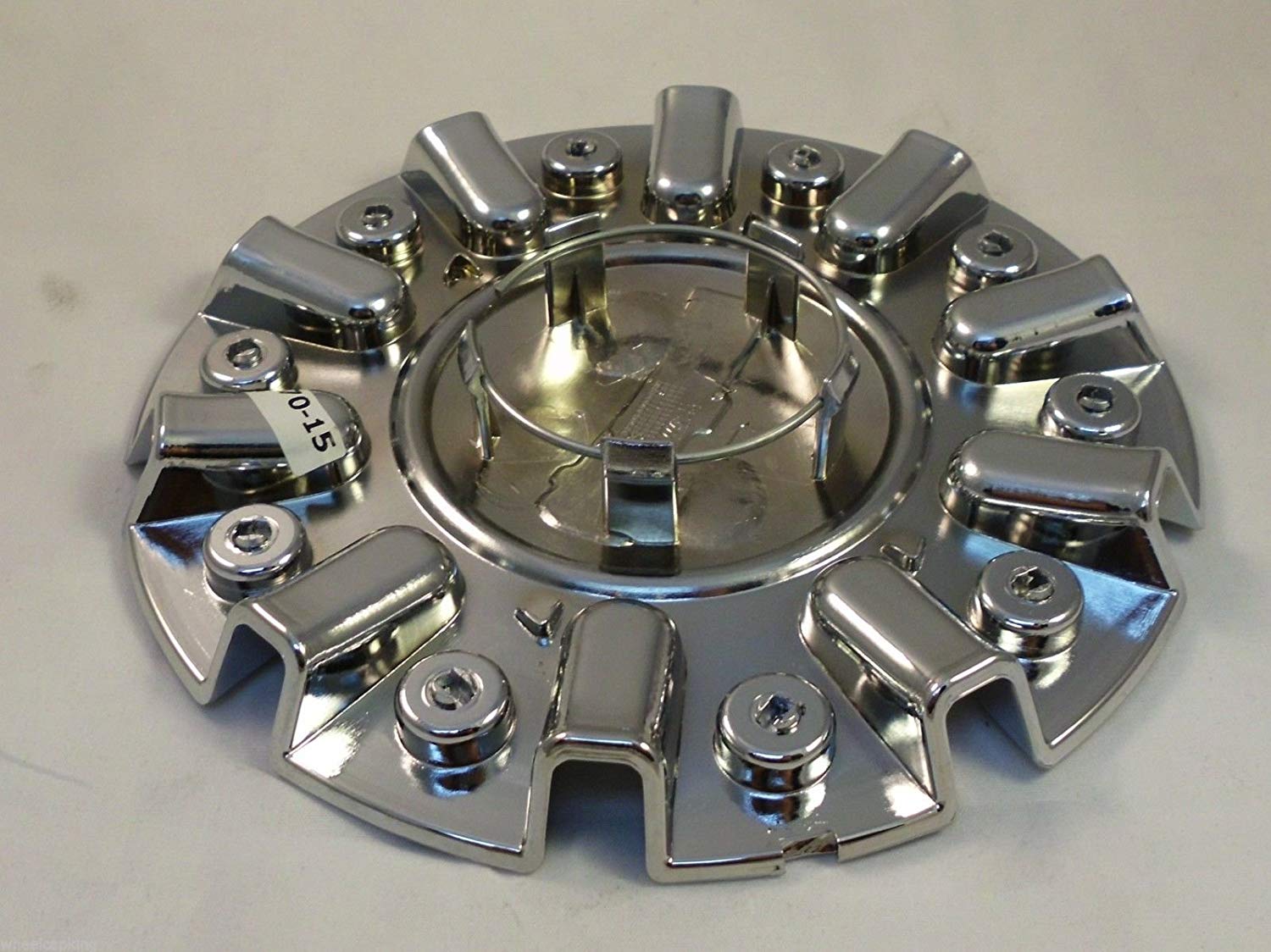 Moz Wheels Chrome Custom Wheel Center Cap # 7770-15 (4 CAPS)