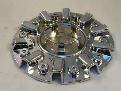 Moz Wheels Chrome Custom Wheel Center Cap # 7770-15 (4 CAPS)