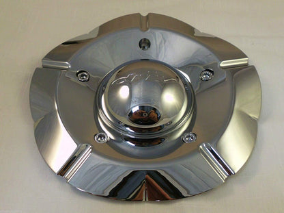 DRIV # 8950-15-A / F206-03 Chrome Custom Wheel Center Cap (4 CAPS)