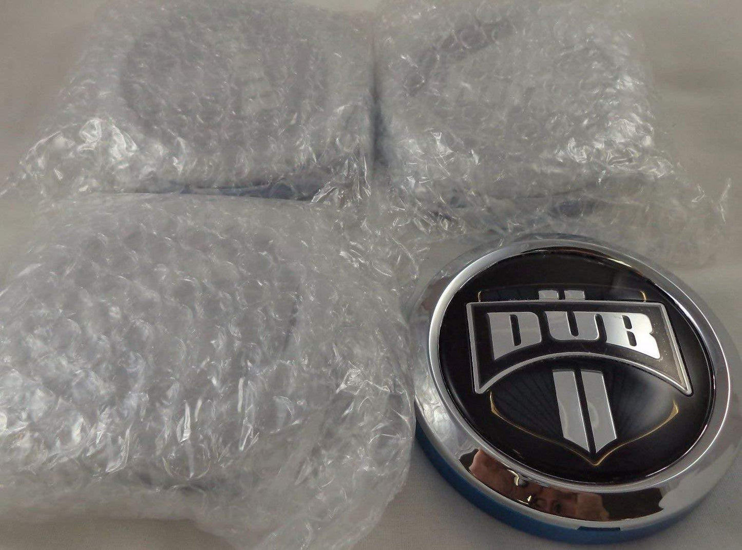 Dub Wheels Chrome Spinner Wheel Center Caps # 1002-01 (4 CAPS)