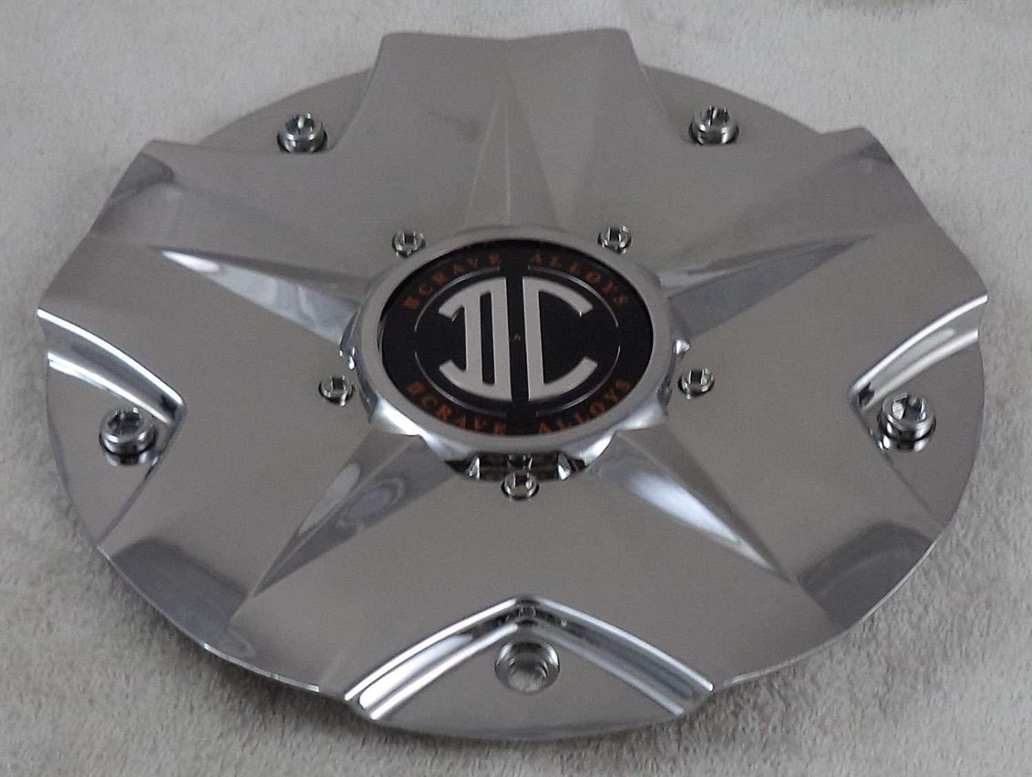 2 Crave Wheels Chrome Center Caps # C518702 (1 CAP)