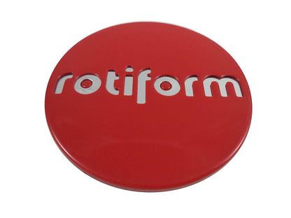 RotiForm Red Custom Wheel Center Caps # 1003-40RC (4 CAPS)