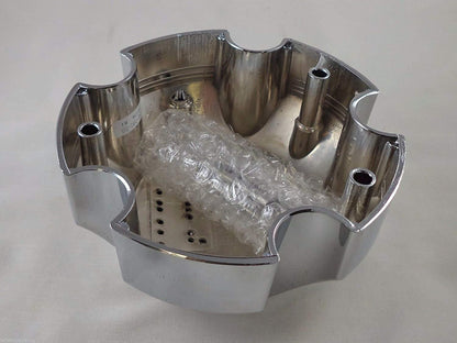Raceline Wheels Chrome Custom Wheel Center Caps # 1079L145A / 311161 (4 CAPS) 5 LUG