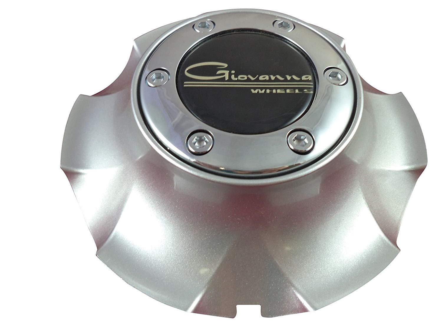 Giovanna Wheels Silver Custom Wheel Center Cap # 136C (1 CAP)