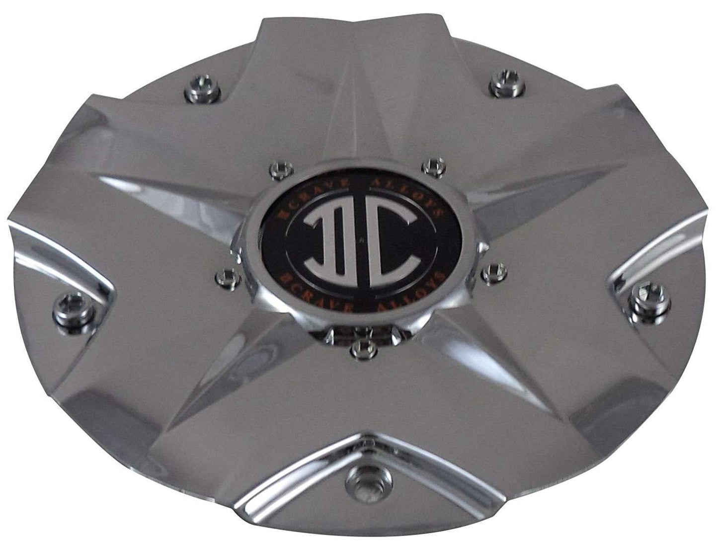 2 Crave Wheels Chrome Center Caps # C518702 (1 CAP)