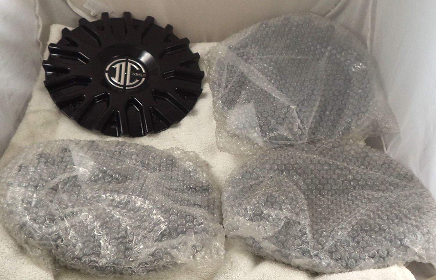 2 Crave Wheels Black Wheel Center Caps QTY 4 # C106101-2295 CAP