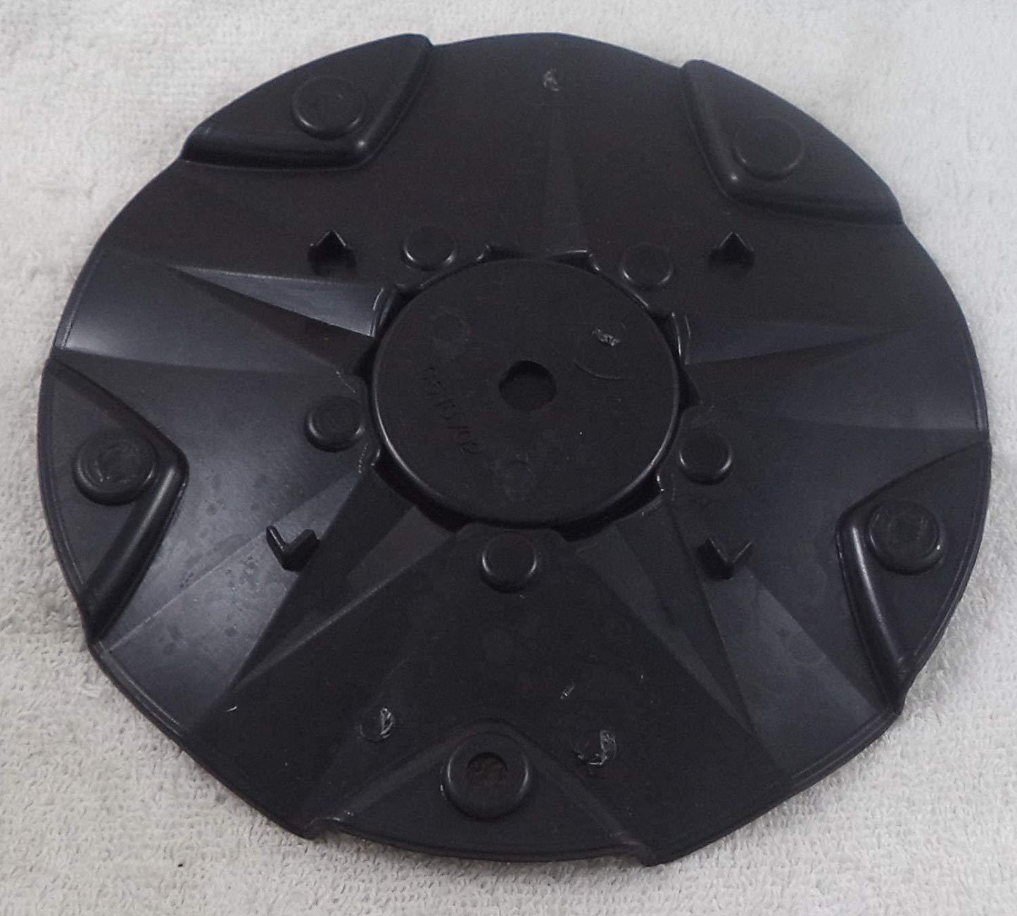 2 Crave C518702 Wheels Gloss Black Center Caps (1 CAP)