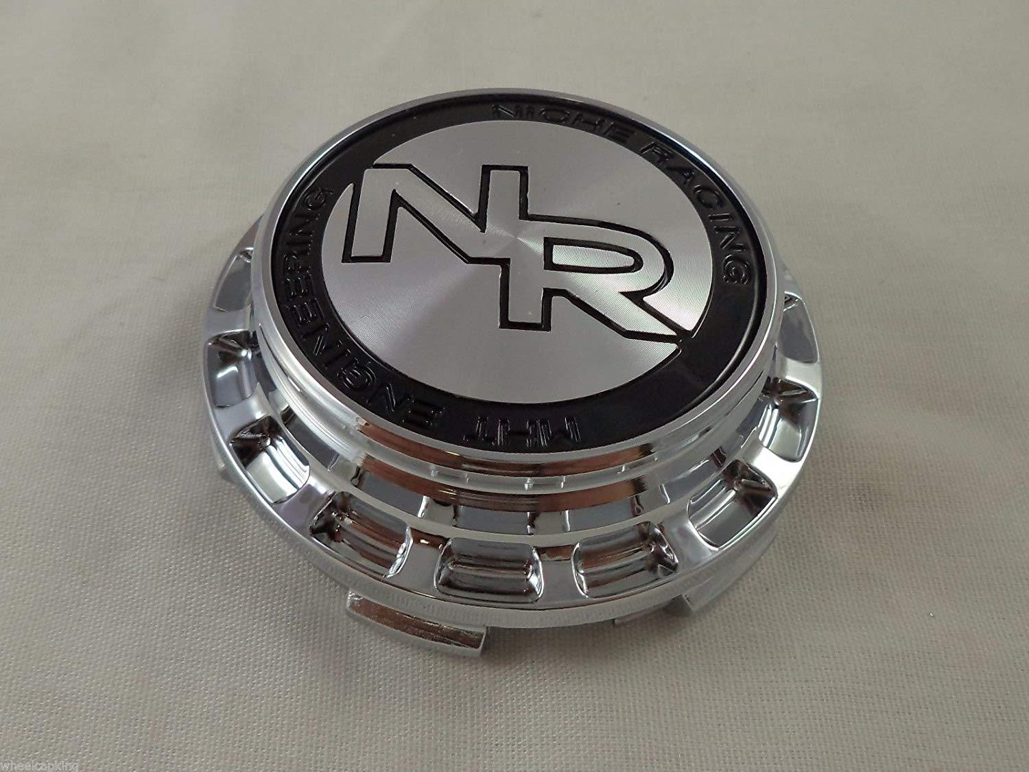 Niche Racing Wheels CAP M-777 Chrome Custom Wheel Center Caps (1 CAP)
