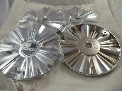 Mossa Wheels Chrome Custom Wheel Center Caps # 749-RWD /MS-CAP-L195 (4 CAPS)