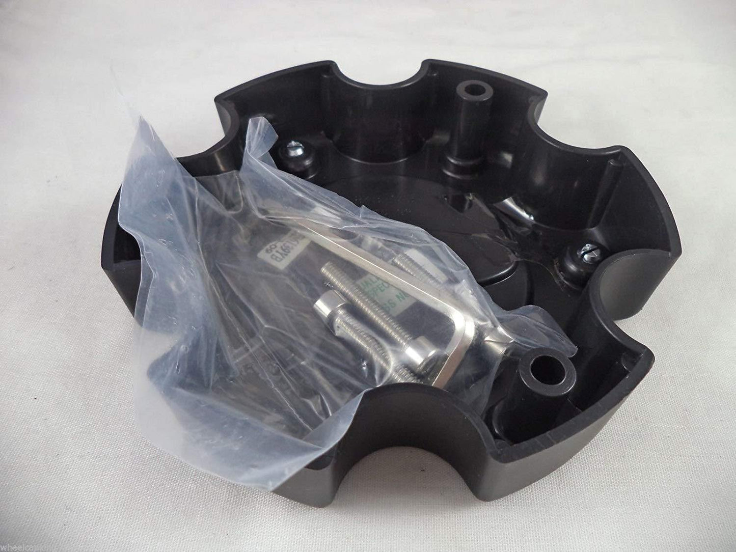 Moto Metal MO909B6139YB Flat Black Wheel Center Caps (1 CAP)
