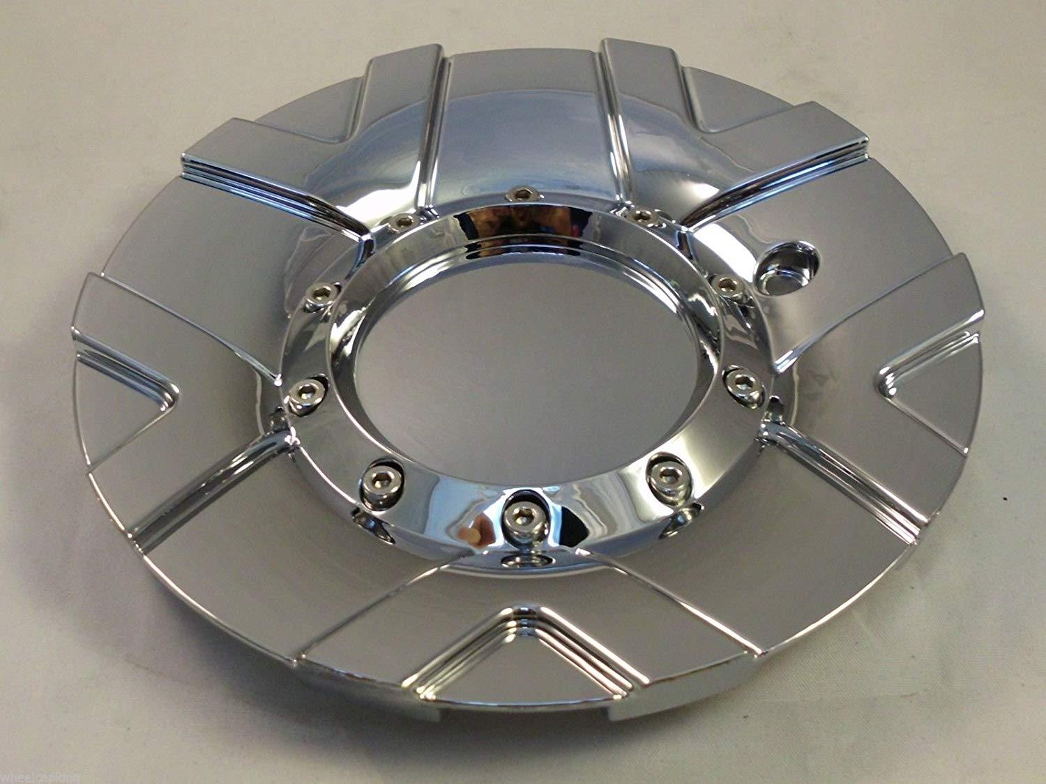 Moz Wheels PD-CAPSX-P5117 Chrome Custom Wheel Center Caps (Set of 4)