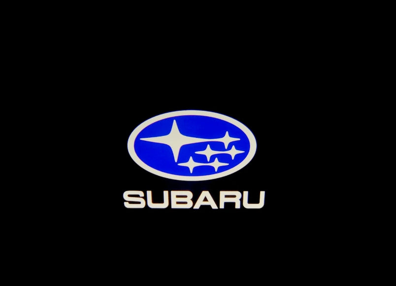 Subaru Impreza 2nd/3rd Gen Door Stick On Puddle Lights Multiple Designs 2001-2012