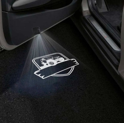 Jeep Cherokee Sport Premium Door Puddle Lights Multiple Designs 2014–2018