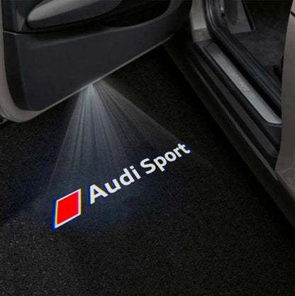 Audi RS6 Premium Door Puddle Lights Multiple Designs 2002 - 2026